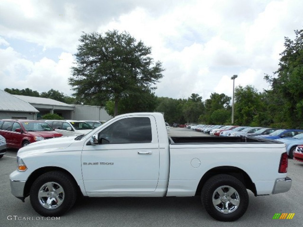 2011 Ram 1500 SLT Regular Cab - Bright White / Dark Slate Gray/Medium Graystone photo #2