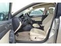 2013 Volkswagen Jetta Cornsilk Beige Interior Front Seat Photo
