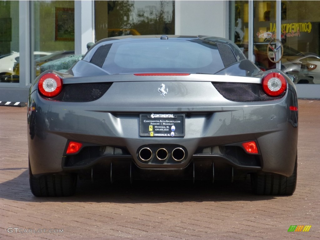 2010 458 Italia - Grigio Silverstone (Dark Grey Metallic) / Beige photo #5