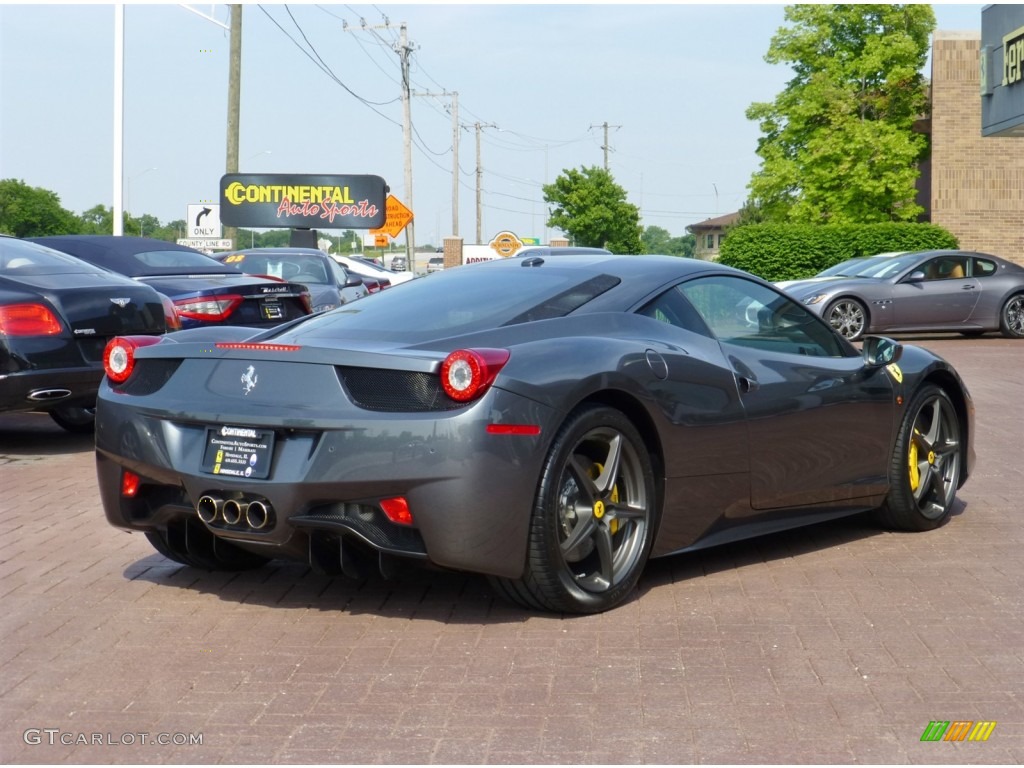 2010 458 Italia - Grigio Silverstone (Dark Grey Metallic) / Beige photo #8