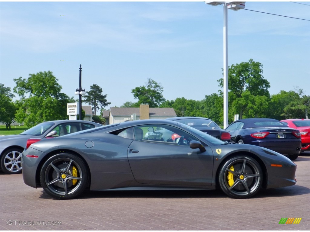 Grigio Silverstone (Dark Grey Metallic) 2010 Ferrari 458 Italia Exterior Photo #82352210