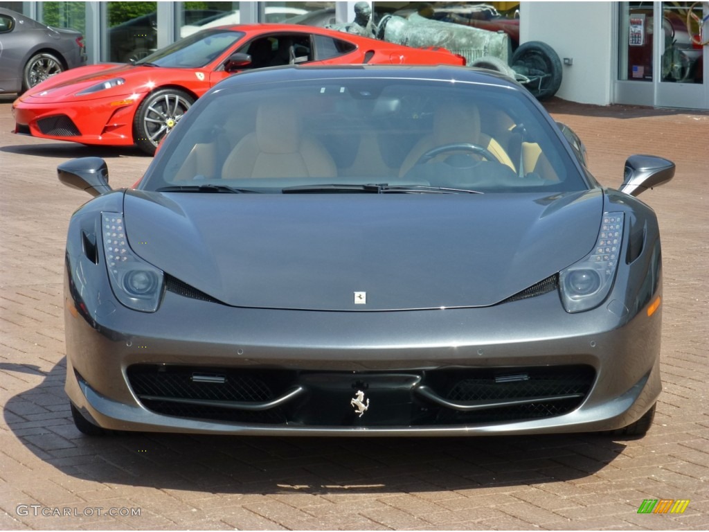 Grigio Silverstone (Dark Grey Metallic) 2010 Ferrari 458 Italia Exterior Photo #82352226