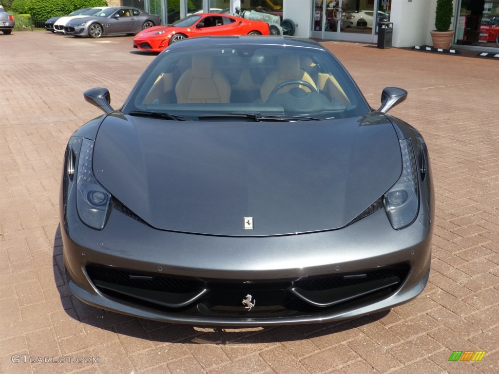 Grigio Silverstone (Dark Grey Metallic) 2010 Ferrari 458 Italia Exterior Photo #82352237