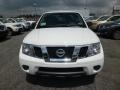 2013 Glacier White Nissan Frontier SV V6 Crew Cab 4x4  photo #2