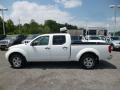 2013 Glacier White Nissan Frontier SV V6 Crew Cab 4x4  photo #4