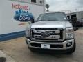 2013 Ingot Silver Metallic Ford F250 Super Duty Lariat Crew Cab 4x4  photo #1