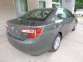 2013 Cypress Green Metallic Toyota Camry LE  photo #2