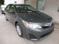 2013 Cypress Green Metallic Toyota Camry LE  photo #7