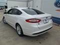 2013 White Platinum Metallic Tri-coat Ford Fusion SE 1.6 EcoBoost  photo #4