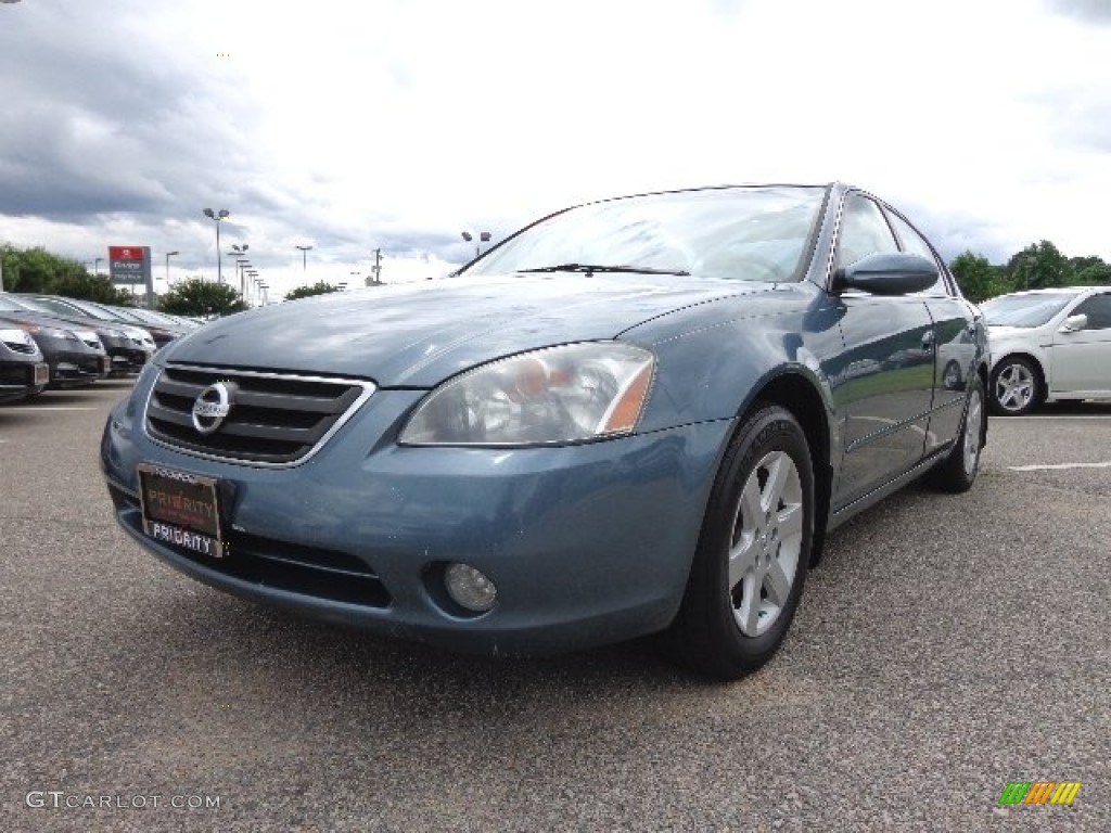 2002 Altima 2.5 S - Opal Blue Metallic / Charcoal Black photo #1