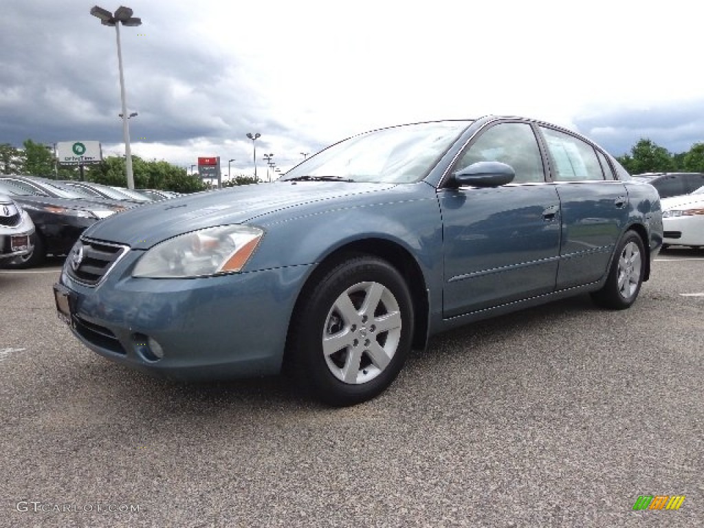 2002 Altima 2.5 S - Opal Blue Metallic / Charcoal Black photo #2