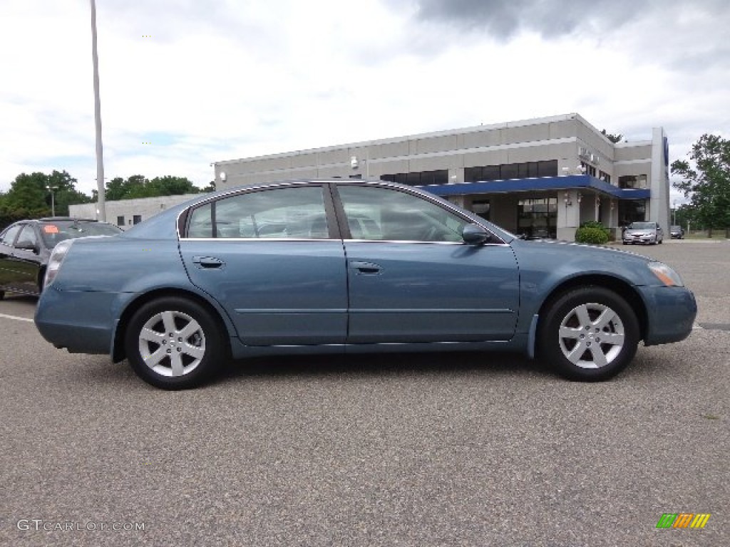 2002 Altima 2.5 S - Opal Blue Metallic / Charcoal Black photo #7