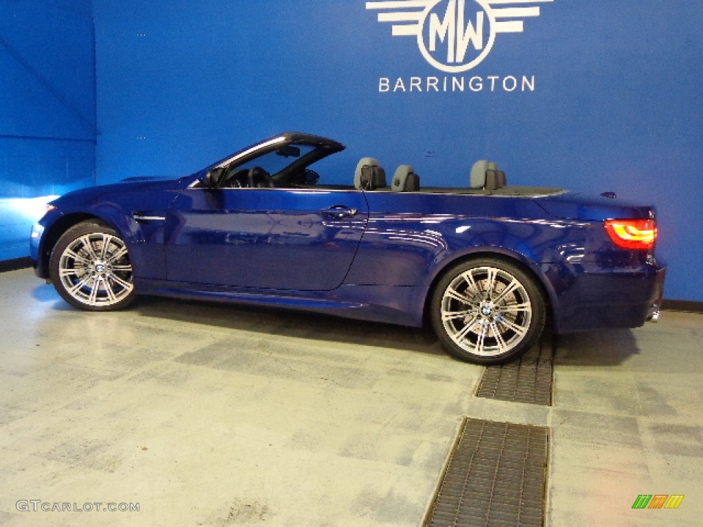 2011 M3 Convertible - Interlagos Blue Metallic / Silver Novillo Leather photo #8