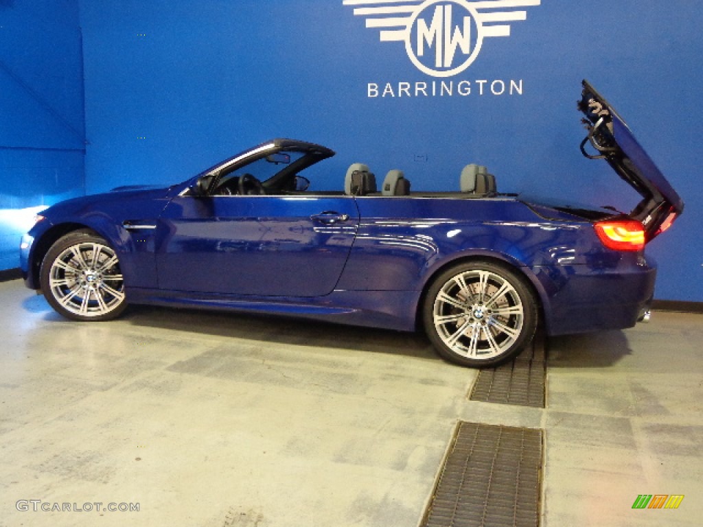 2011 M3 Convertible - Interlagos Blue Metallic / Silver Novillo Leather photo #9