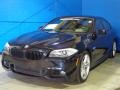 2011 Carbon Black Metallic BMW 5 Series 550i xDrive Sedan  photo #3