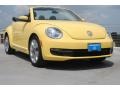2013 Yellow Rush Volkswagen Beetle 2.5L Convertible  photo #1