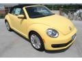 2013 Yellow Rush Volkswagen Beetle 2.5L Convertible  photo #10