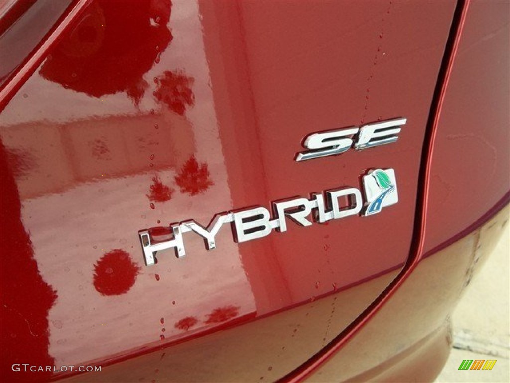 2013 Fusion Hybrid SE - Ruby Red Metallic / Dune photo #6