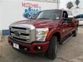 Ruby Red Metallic - F250 Super Duty Platinum Crew Cab 4x4 Photo No. 2