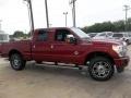 2013 Ruby Red Metallic Ford F250 Super Duty Platinum Crew Cab 4x4  photo #6