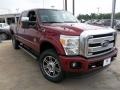 2013 Ruby Red Metallic Ford F250 Super Duty Platinum Crew Cab 4x4  photo #7