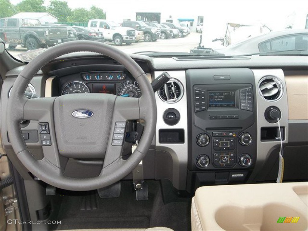 2013 Ford F150 XLT SuperCab Adobe Dashboard Photo #82358471