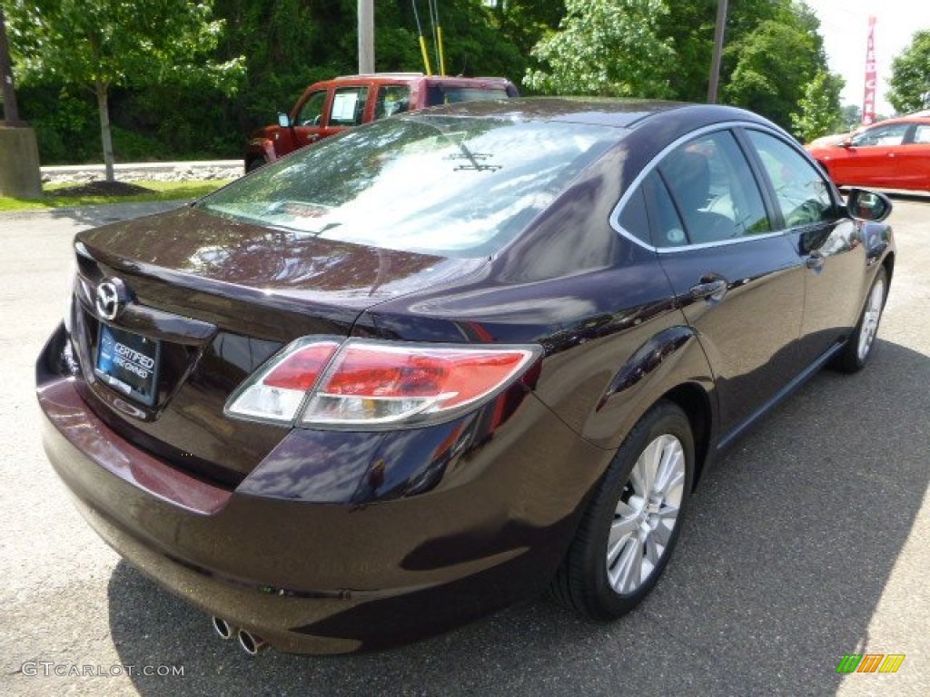 2010 MAZDA6 i Touring Sedan - Black Cherry Metallic / Black photo #2