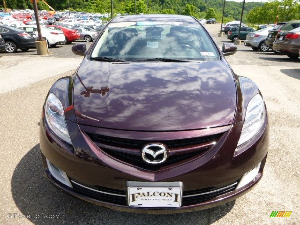 2010 MAZDA6 i Touring Sedan - Black Cherry Metallic / Black photo #7