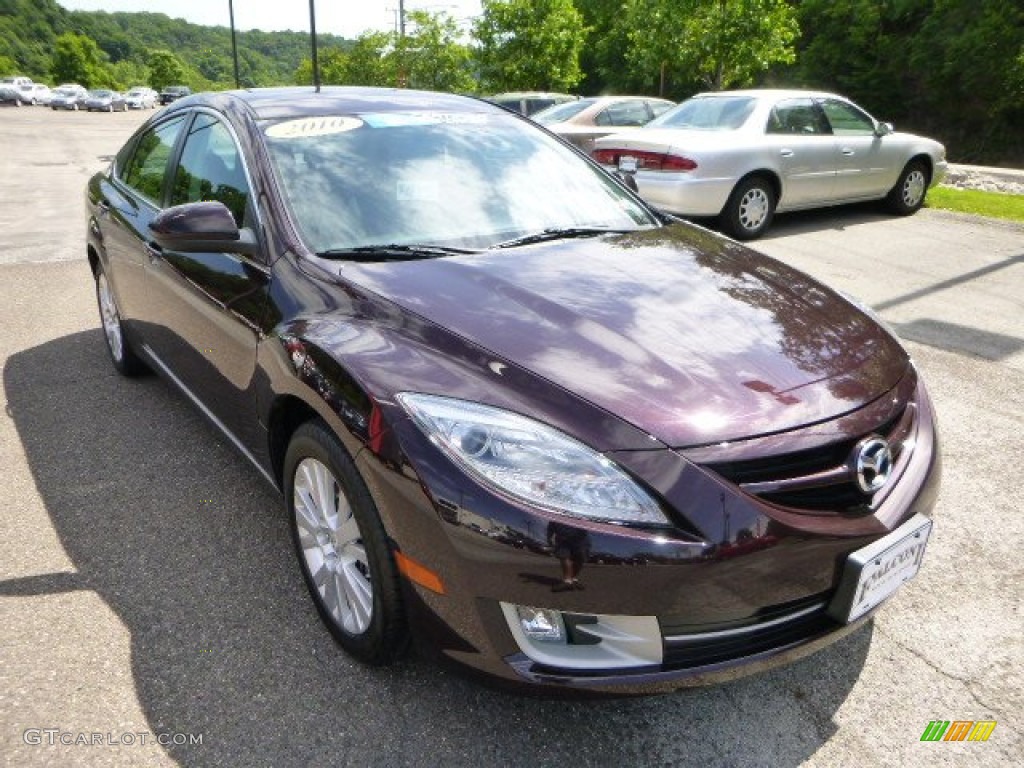 2010 MAZDA6 i Touring Sedan - Black Cherry Metallic / Black photo #8
