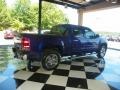 2010 Laser Blue Metallic GMC Sierra 1500 SLE Crew Cab  photo #6