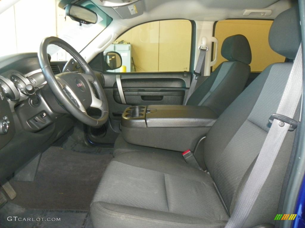 2010 Sierra 1500 SLE Crew Cab - Laser Blue Metallic / Ebony photo #10