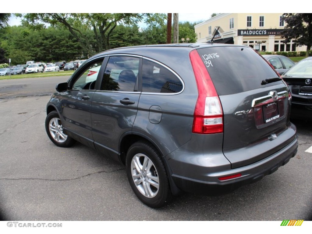 2010 CR-V EX AWD - Polished Metal Metallic / Black photo #10