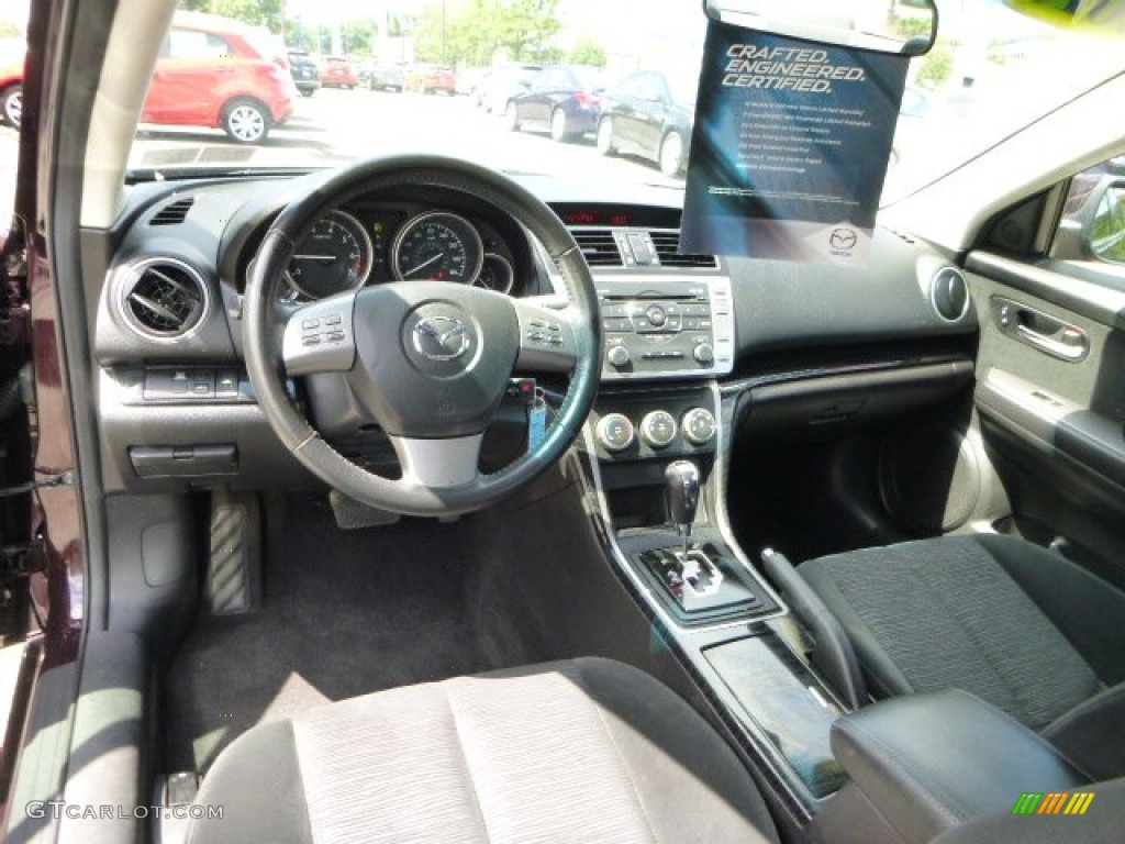 2010 MAZDA6 i Touring Sedan - Black Cherry Metallic / Black photo #17