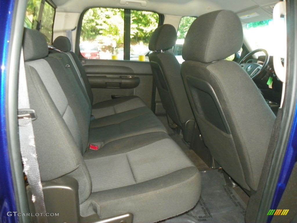 2010 Sierra 1500 SLE Crew Cab - Laser Blue Metallic / Ebony photo #13