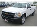 Summit White - Silverado 1500 Work Truck Regular Cab Photo No. 2