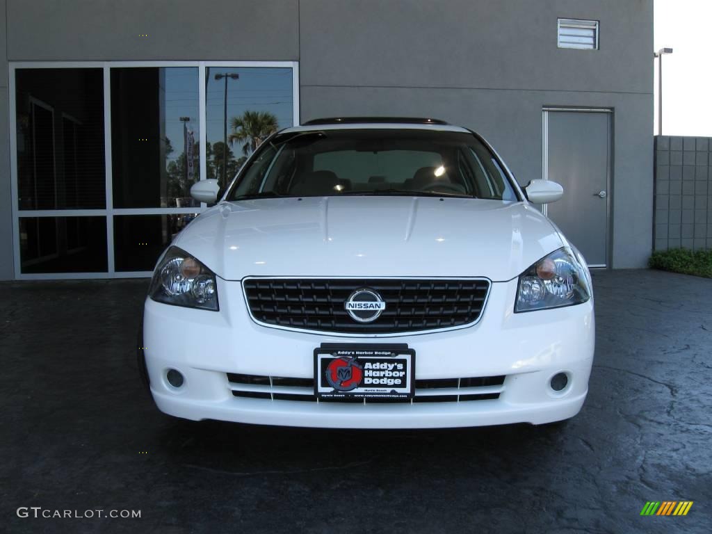 2006 Altima 2.5 S Special Edition - Satin White Pearl / Blond photo #4