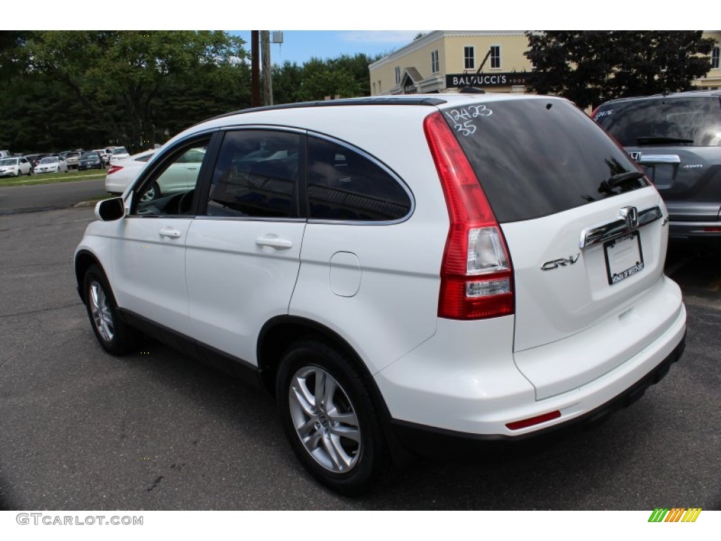 2010 CR-V EX-L AWD - Taffeta White / Gray photo #10