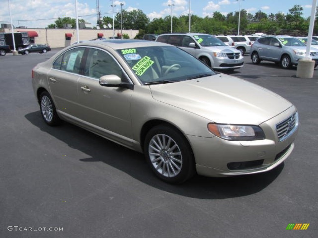 2007 S80 3.2 - Shimmer Gold Metallic / Sandstone Beige photo #3