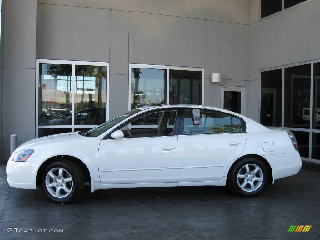 2006 Altima 2.5 S Special Edition - Satin White Pearl / Blond photo #7