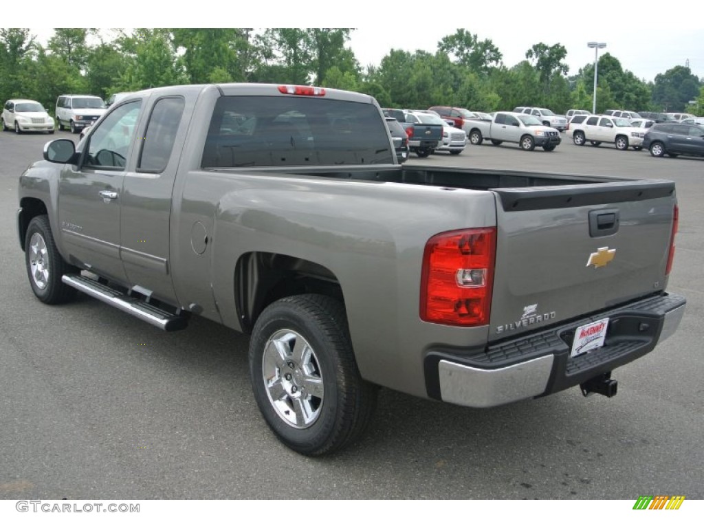 2013 Silverado 1500 LT Extended Cab - Graystone Metallic / Ebony photo #4