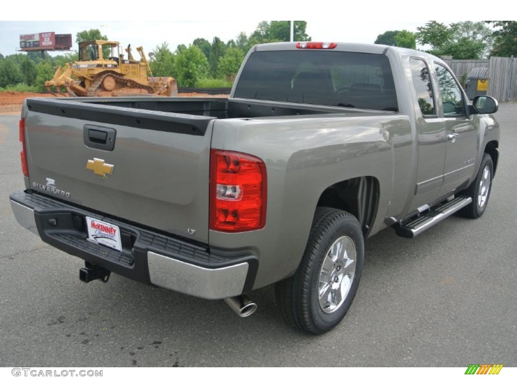 2013 Silverado 1500 LT Extended Cab - Graystone Metallic / Ebony photo #5