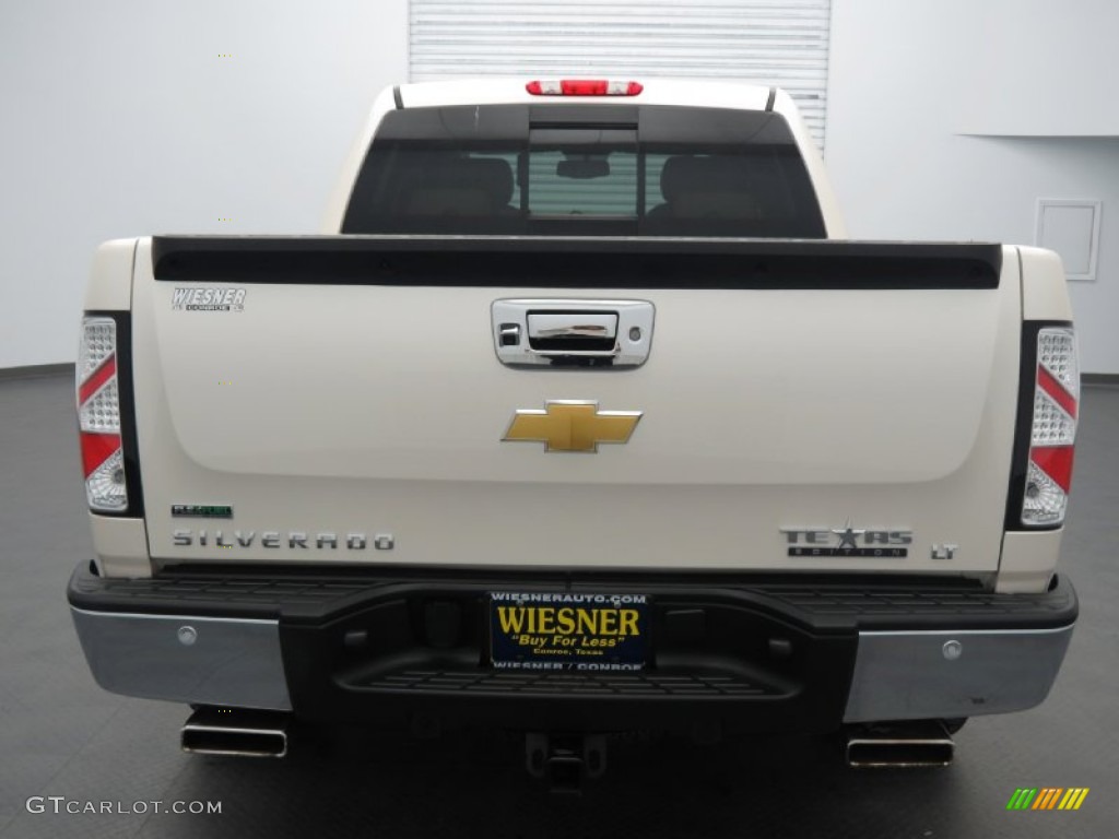 2011 Silverado 1500 LT Crew Cab - White Diamond Tricoat / Light Cashmere/Ebony photo #6