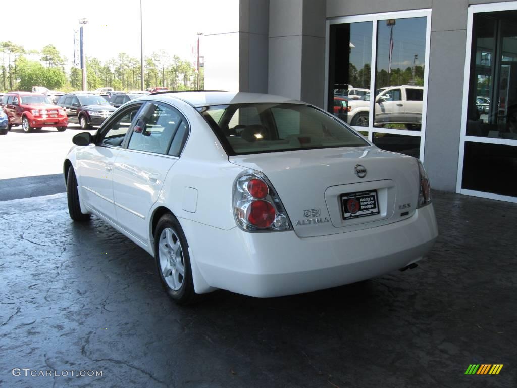2006 Altima 2.5 S Special Edition - Satin White Pearl / Blond photo #8