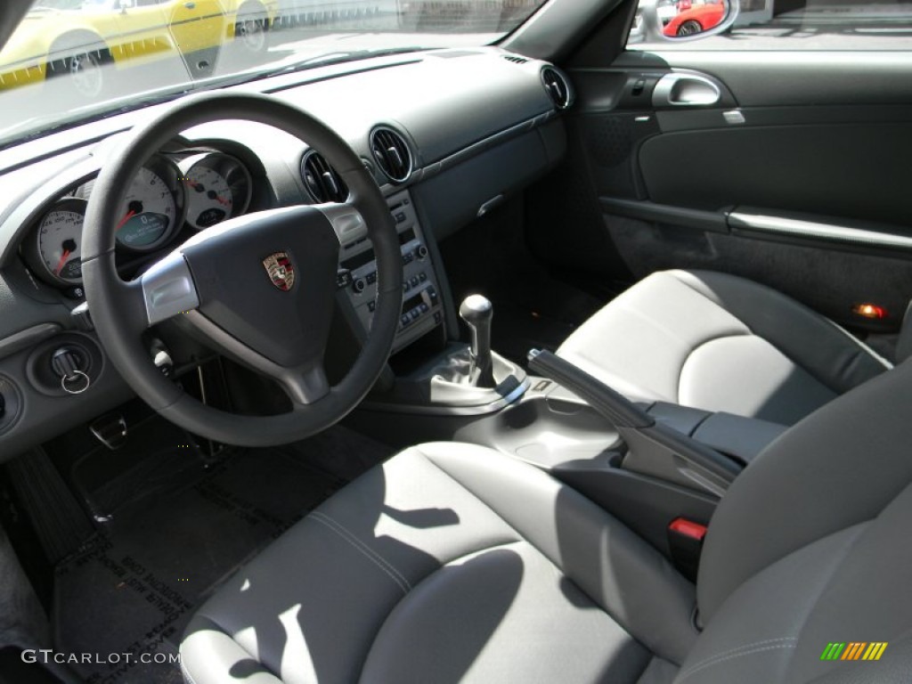 2008 Cayman S - Arctic Silver Metallic / Stone Grey photo #15