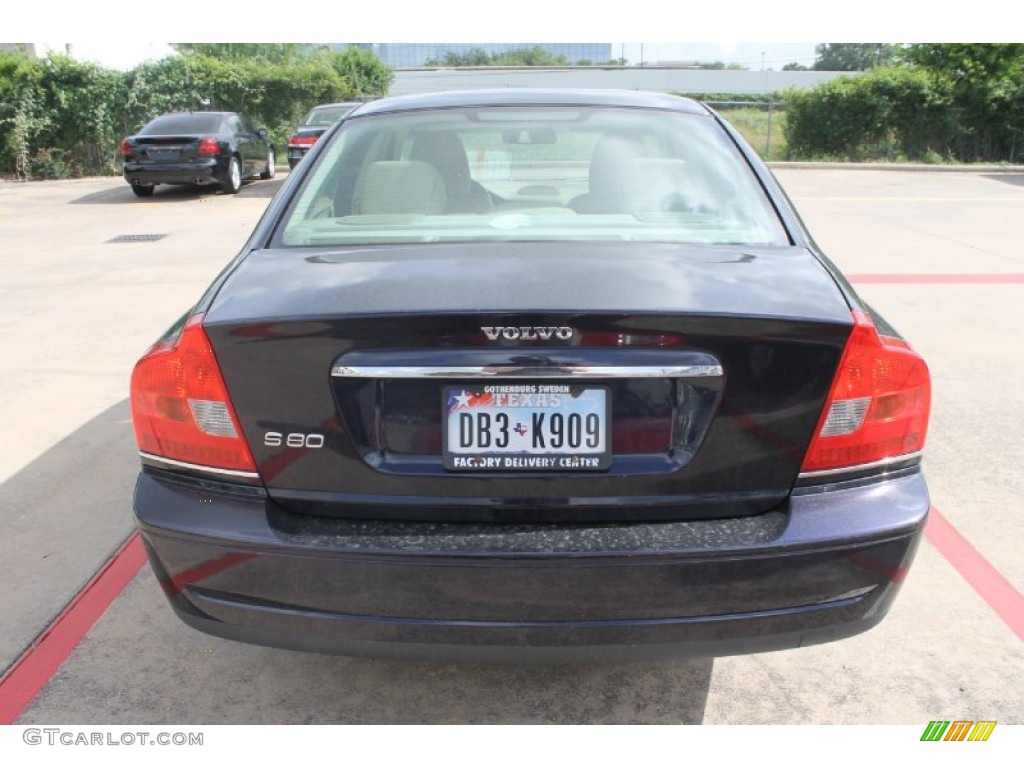 2005 S80 2.5T - Magic Blue Metallic / Light Taupe photo #7