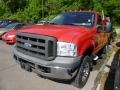 2005 Red Clearcoat Ford F250 Super Duty XL Regular Cab 4x4  photo #4