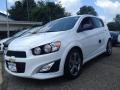 Summit White 2013 Chevrolet Sonic RS Hatch