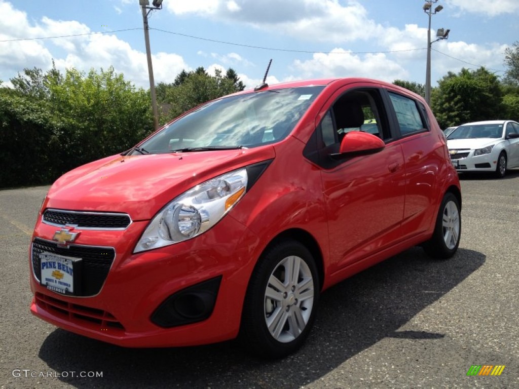 2013 Spark LS - Salsa (Red) / Silver/Silver photo #1