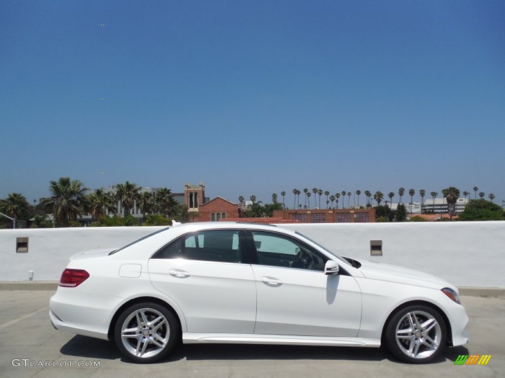 Polar White 2014 Mercedes-Benz E 350 Sport Sedan Exterior Photo #82366141