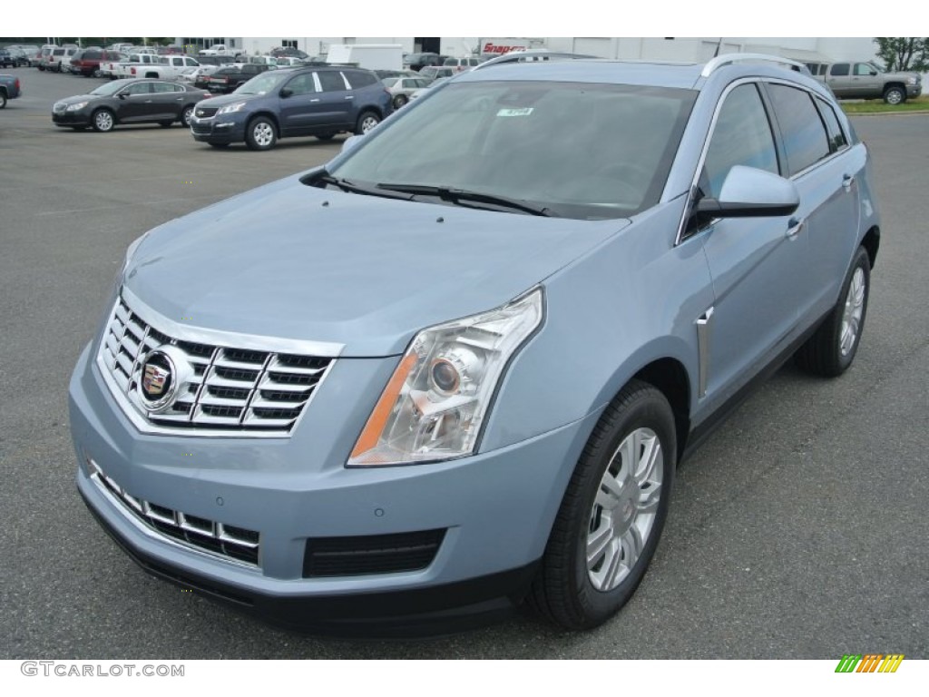 2013 SRX Luxury FWD - Glacier Blue Metallic / Ebony/Ebony photo #2